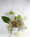 Green Paradise & White Floral