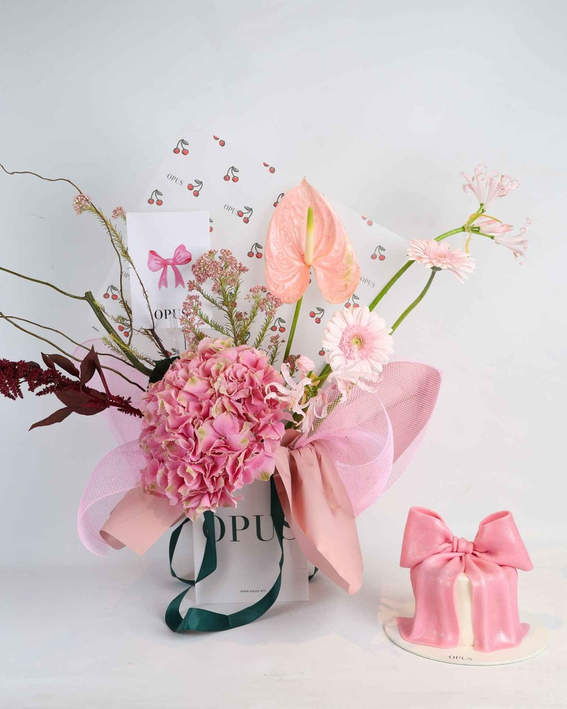 Pinky Blooms & Shimmer